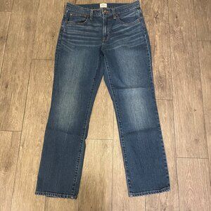 J Crew Slim Boyfriend Dark Wash Blue Denim Jeans Women’s Size: 27